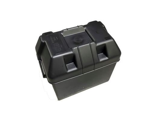 Plastic Battery Box - Black (265x180x200mm)